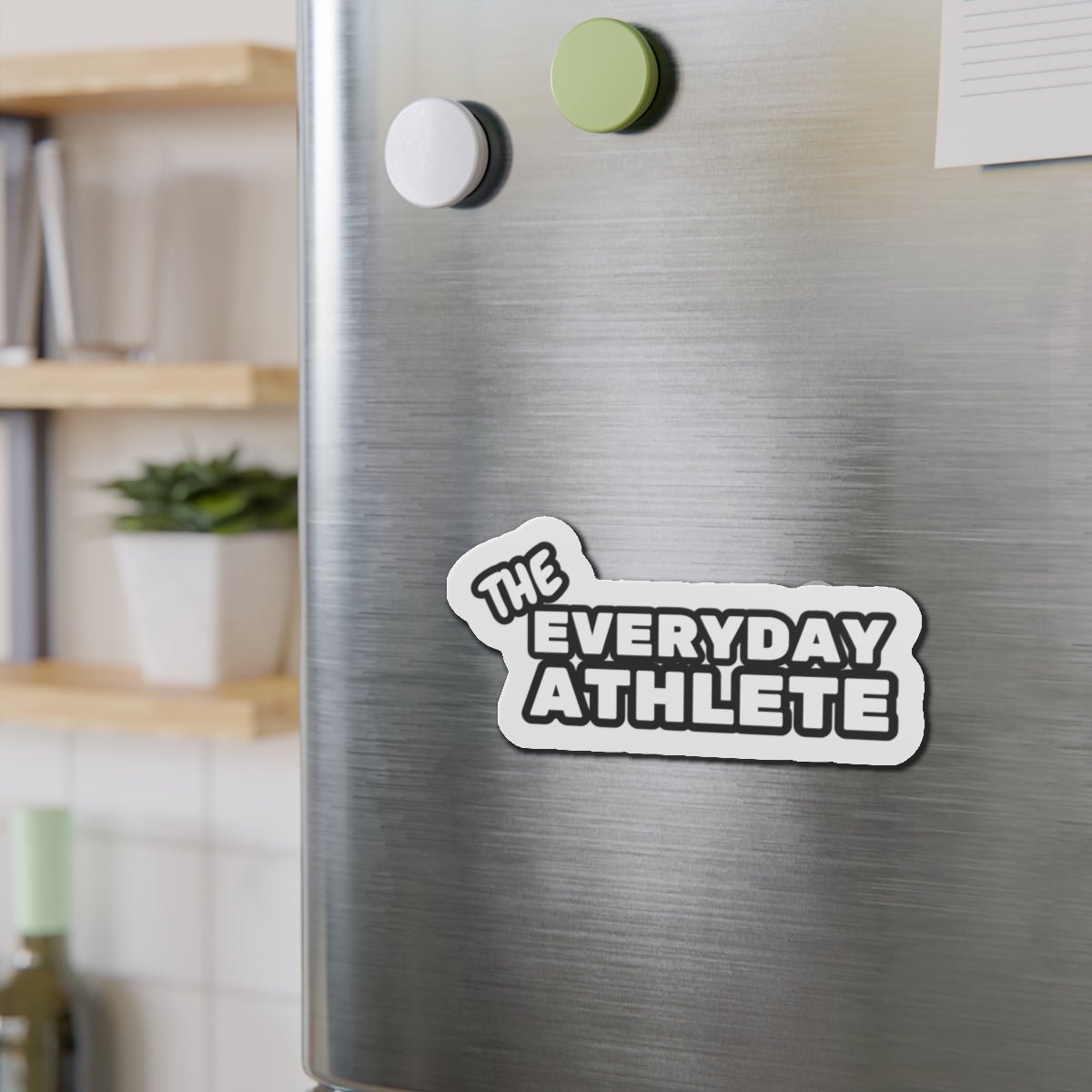 “The Everyday Athlete” Bold Vinyl Sticker Magnet - 4" x 4" - Sloth & Duck