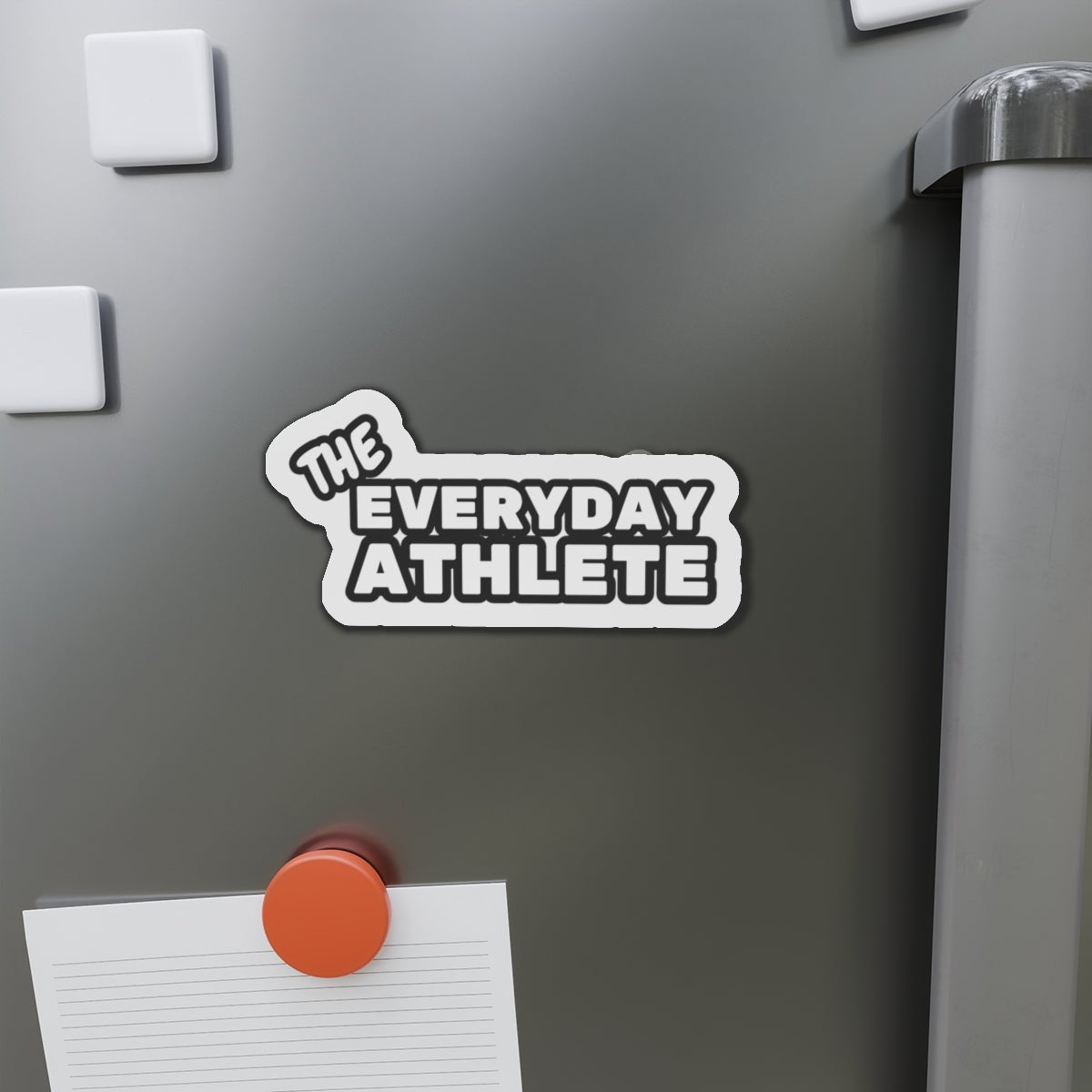 “The Everyday Athlete” Bold Vinyl Sticker Magnet - 5" x 5" - Sloth & Duck