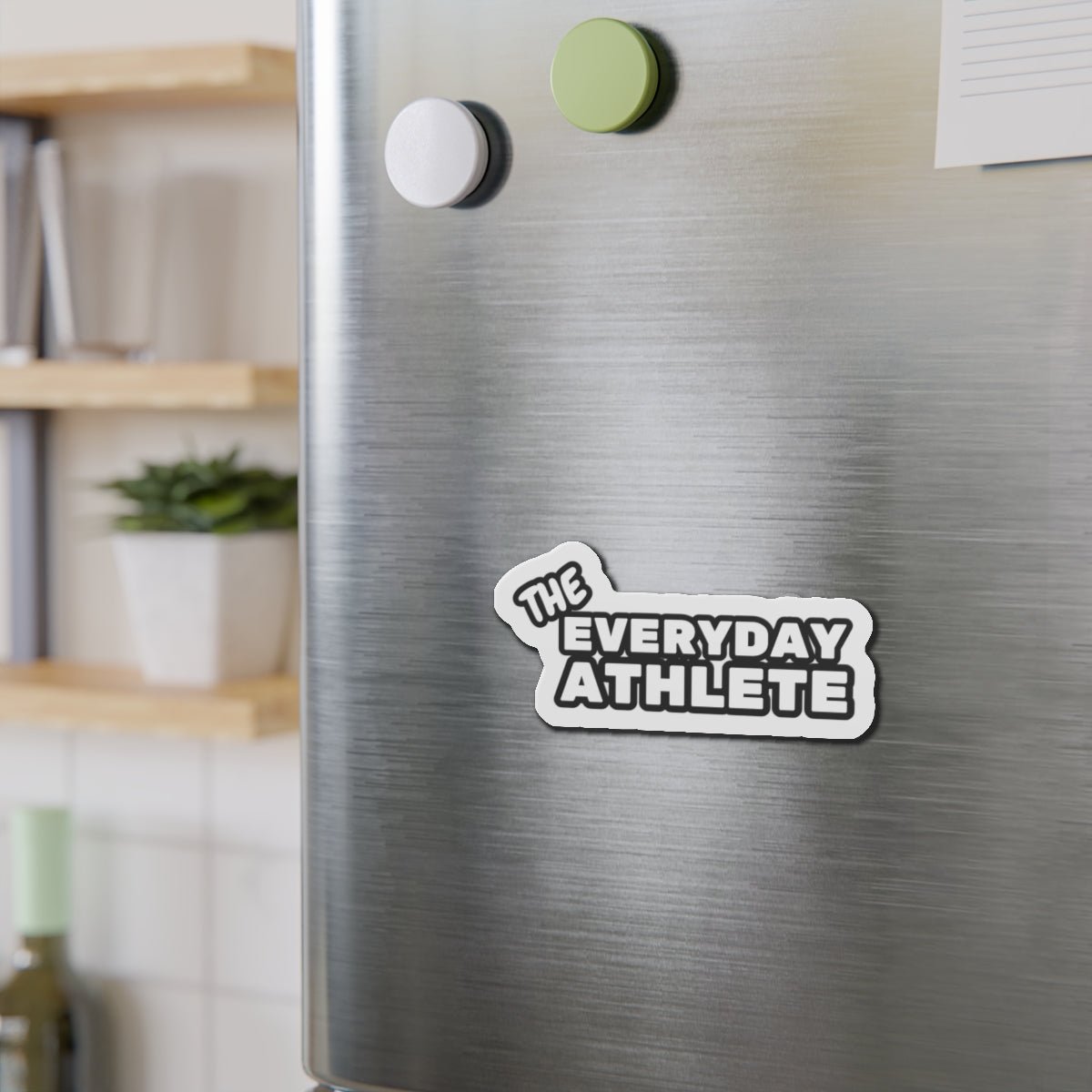 “The Everyday Athlete” Bold Vinyl Sticker Magnet - 4" x 4" - Sloth & Duck