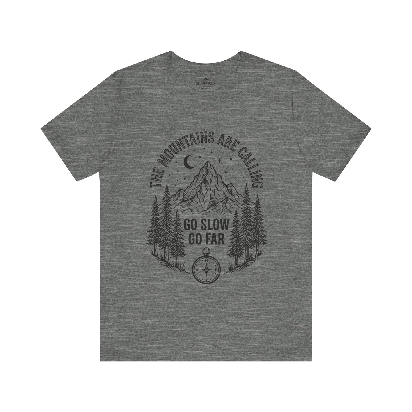 The Mountains Are Calling Trail T-Shirt - M - Sloth & Duck