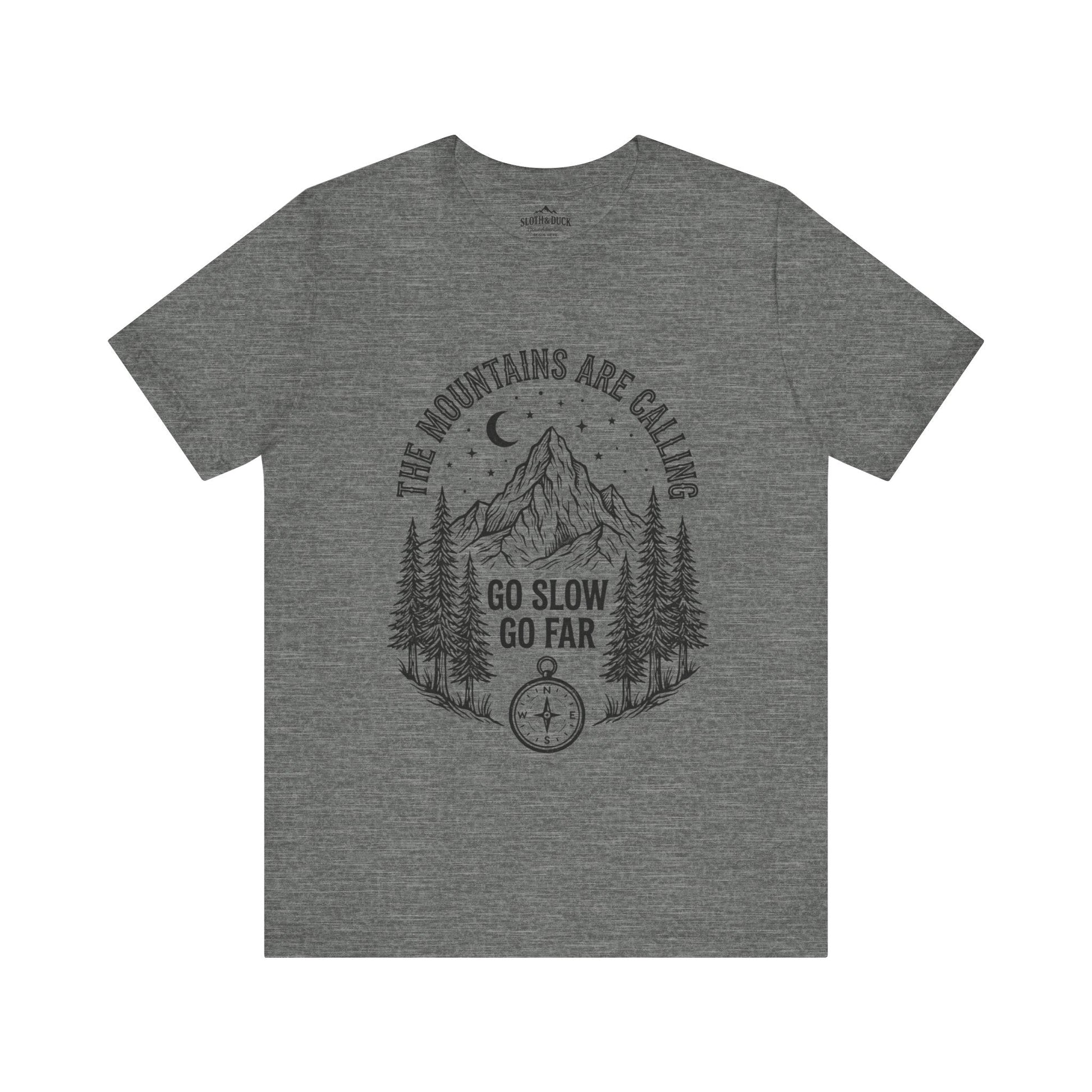 The Mountains Are Calling Trail T-Shirt - M - Sloth & Duck