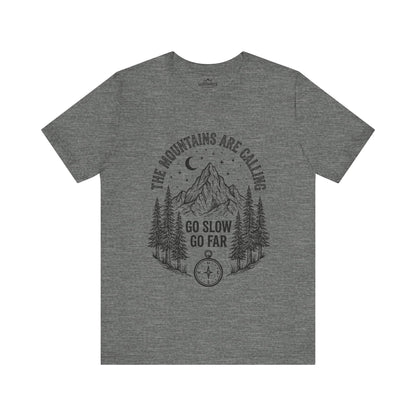 The Mountains Are Calling Trail T-Shirt - M - Sloth & Duck