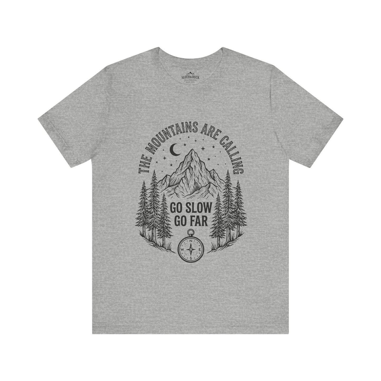 The Mountains Are Calling Trail T-Shirt - S - Sloth & Duck