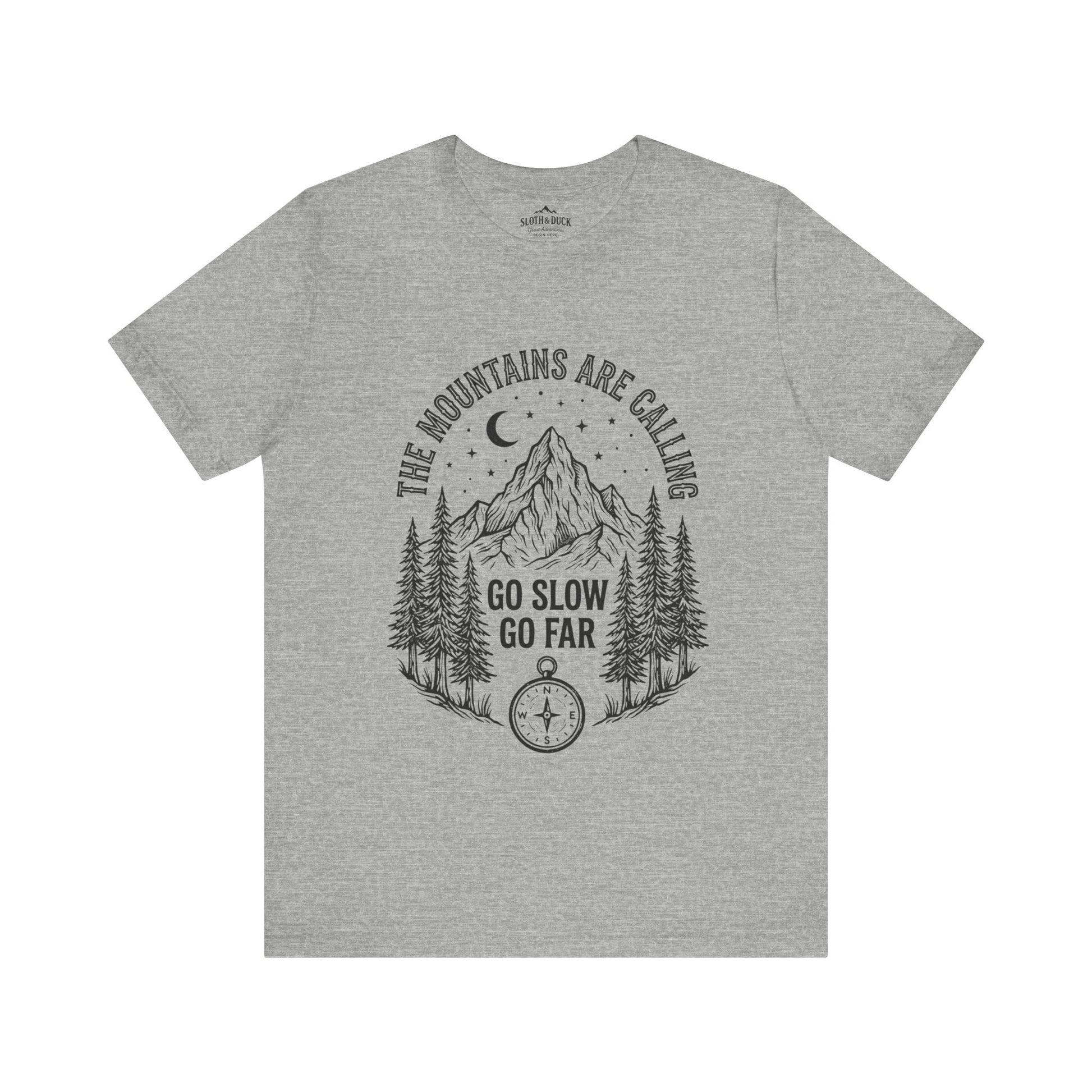 The Mountains Are Calling Trail T-Shirt - S - Sloth & Duck