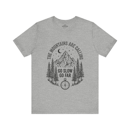 The Mountains Are Calling Trail T-Shirt - S - Sloth & Duck