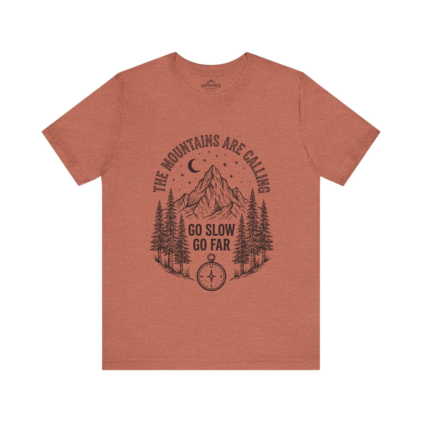 The Mountains Are Calling Trail T-Shirt - S - Sloth & Duck