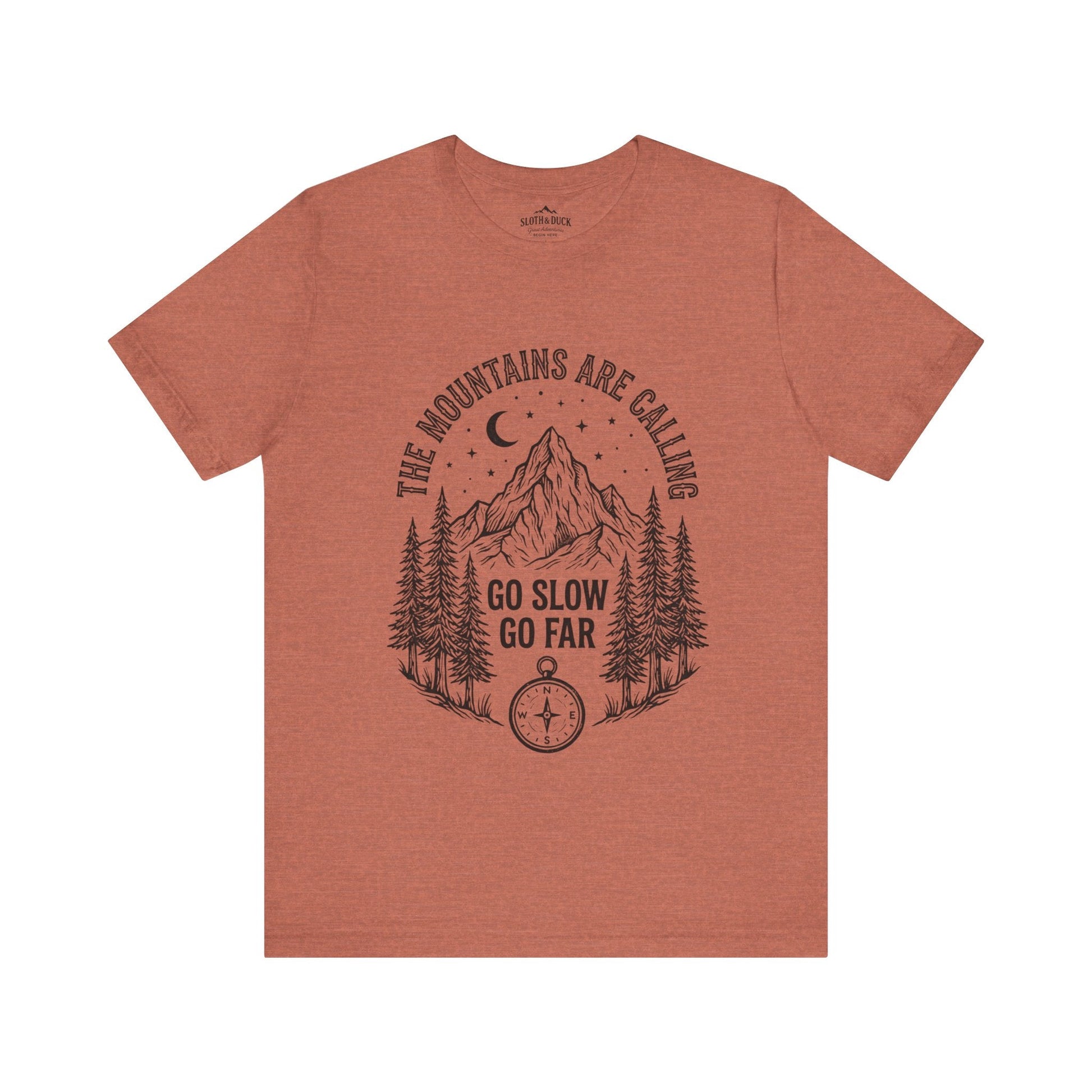 The Mountains Are Calling Trail T-Shirt - S - Sloth & Duck