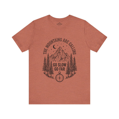 The Mountains Are Calling Trail T-Shirt - S - Sloth & Duck