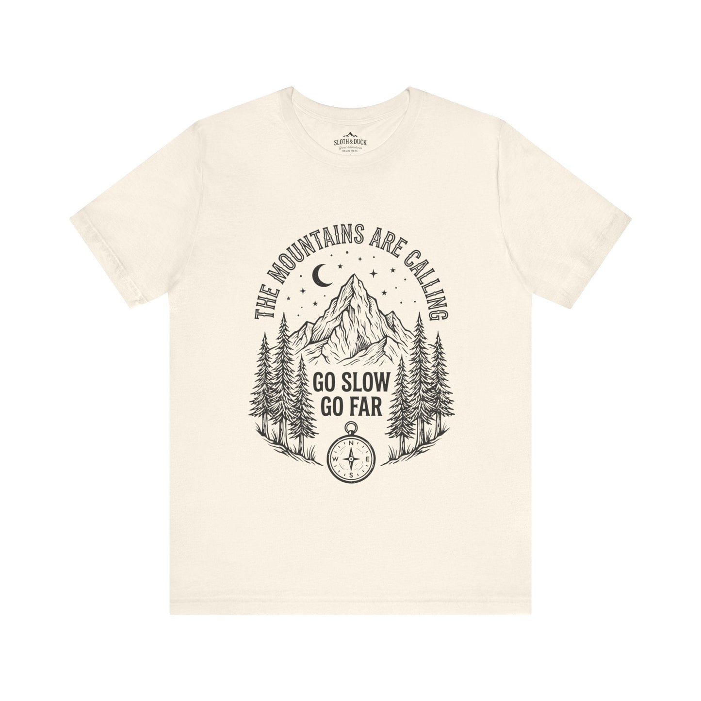 The Mountains Are Calling Trail T-Shirt - S - Sloth & Duck