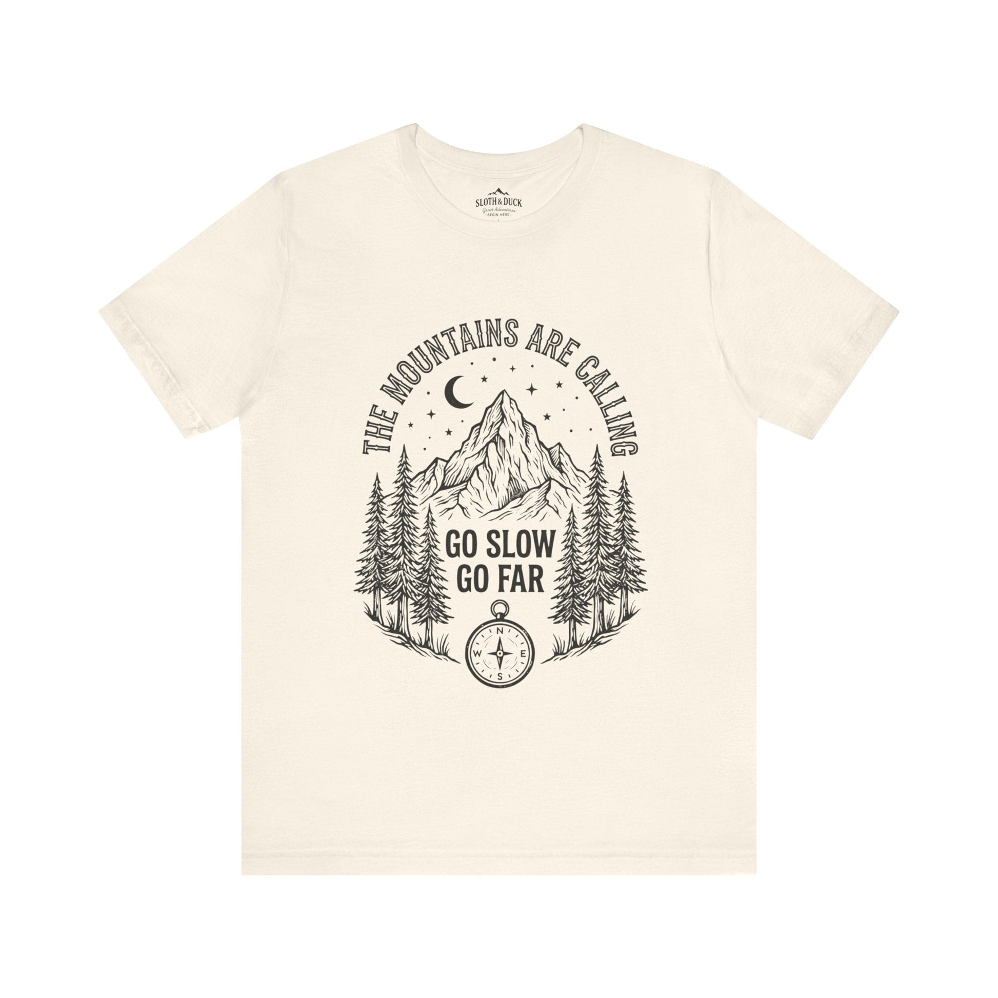 The Mountains Are Calling Trail T-Shirt - S - Sloth & Duck