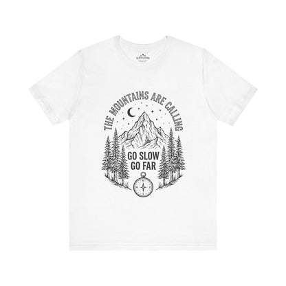 The Mountains Are Calling Trail T-Shirt - S - Sloth & Duck