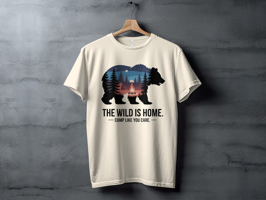 "The Wild is Home" Shirt - XS - Sloth & Duck