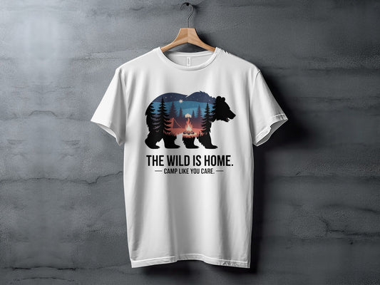 "The Wild is Home" Shirt - XS - Sloth & Duck