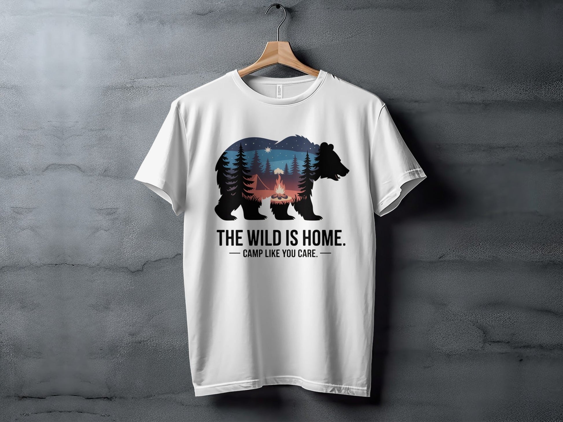 "The Wild is Home" T-Shirt - XS - Sloth & Duck