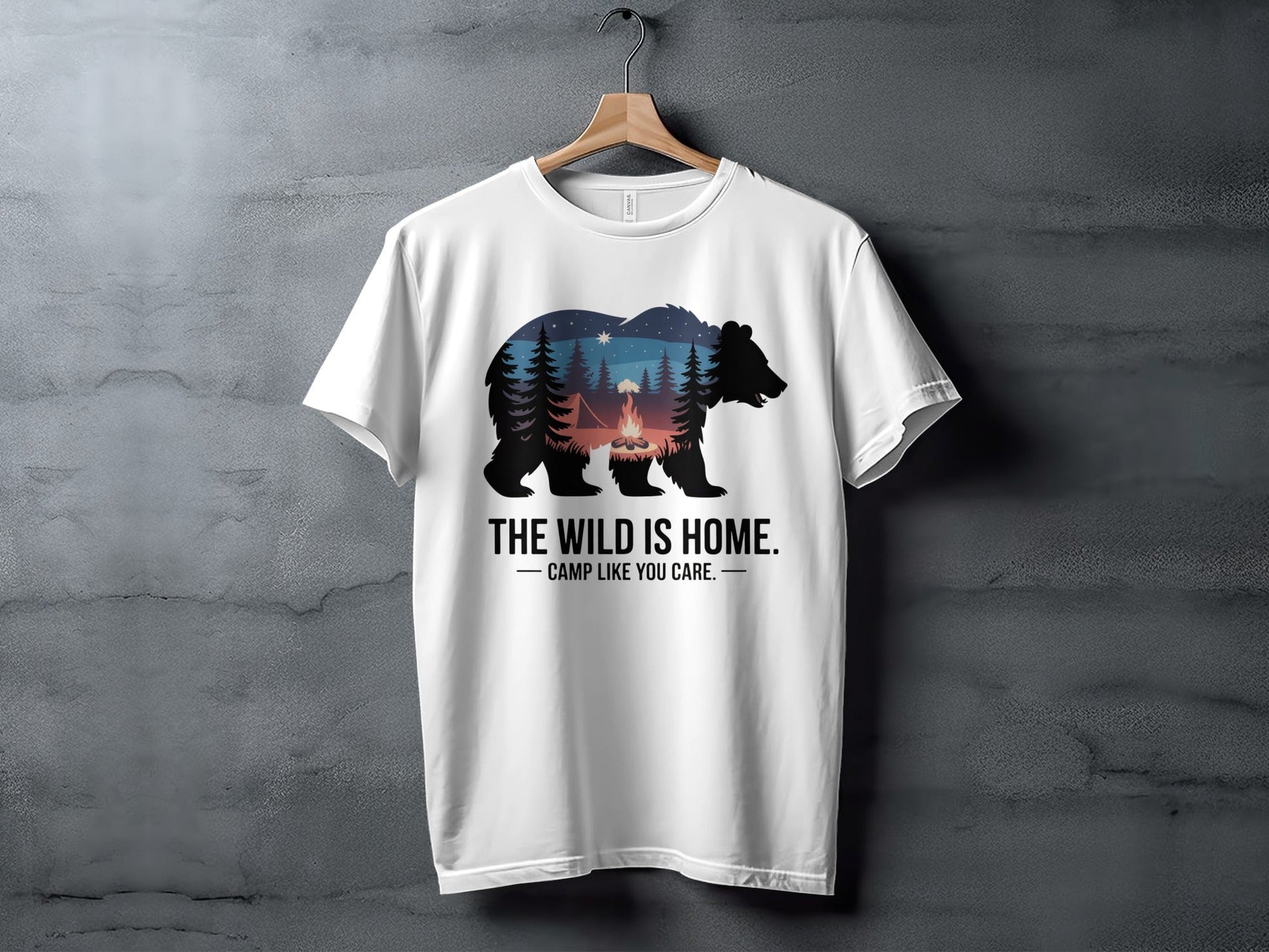 "The Wild is Home" T-Shirt - XS - Sloth & Duck