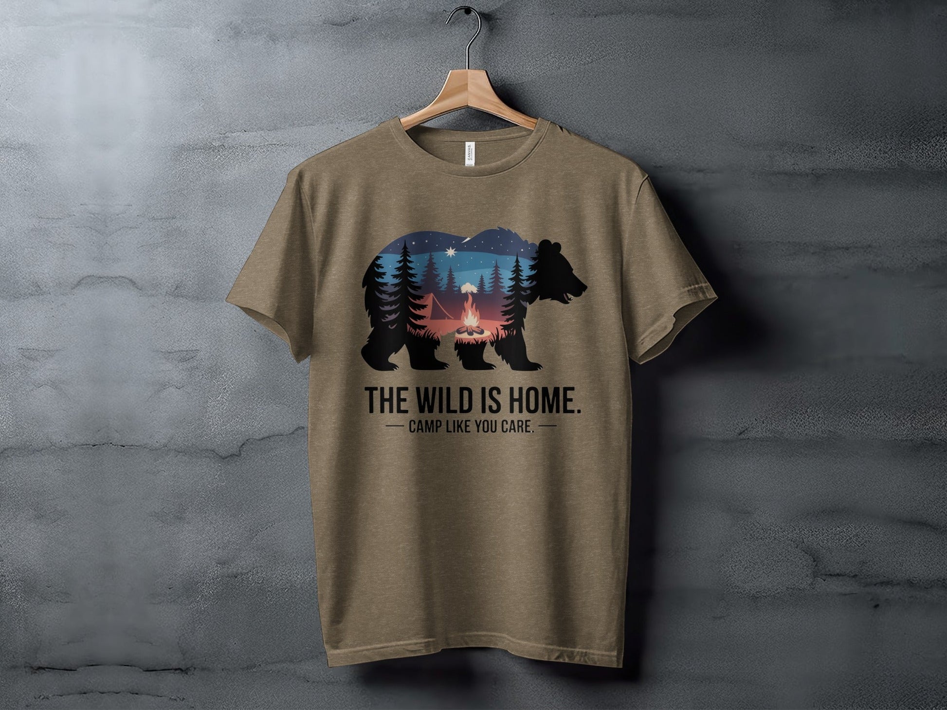 "The Wild is Home" T-Shirt - XS - Sloth & Duck
