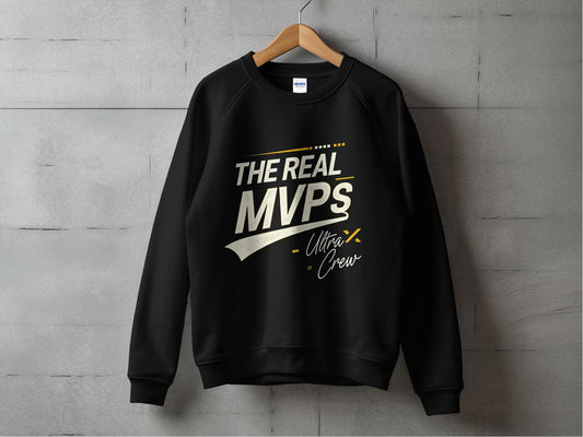 the real mvps ultra crew black crewneck