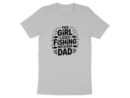 "This Girl Loves Fishing With Her Dad" T-Shirt - Women's T-Shirt - Sloth & Duck