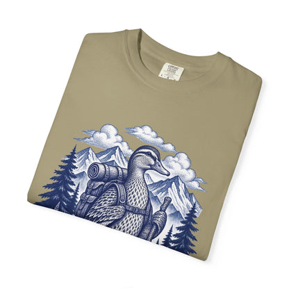 Trail Duck Hiking T-Shirt -Khaki - Sloth & Duck