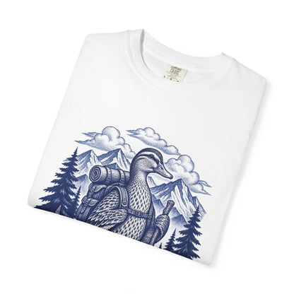 Trail Duck Hiking T-Shirt -White - Sloth & Duck