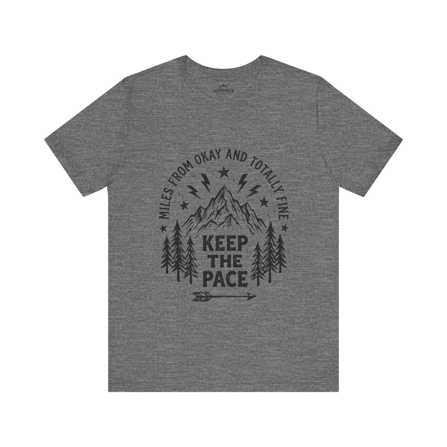 Trail Grit: Keep The Pace Mountain T-Shirt - M - Sloth & Duck