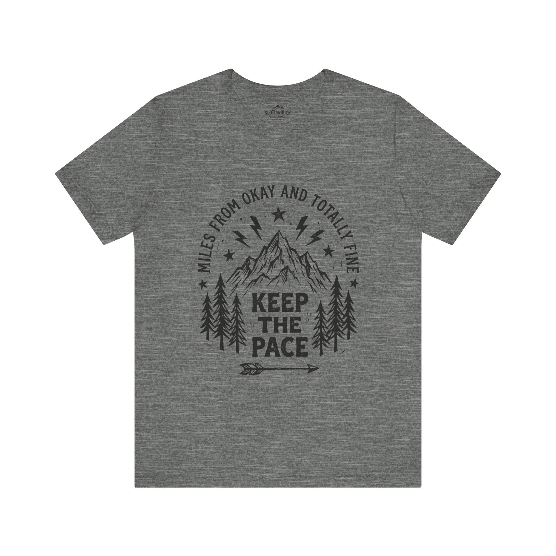Trail Grit: Keep The Pace Mountain T-Shirt - M - Sloth & Duck