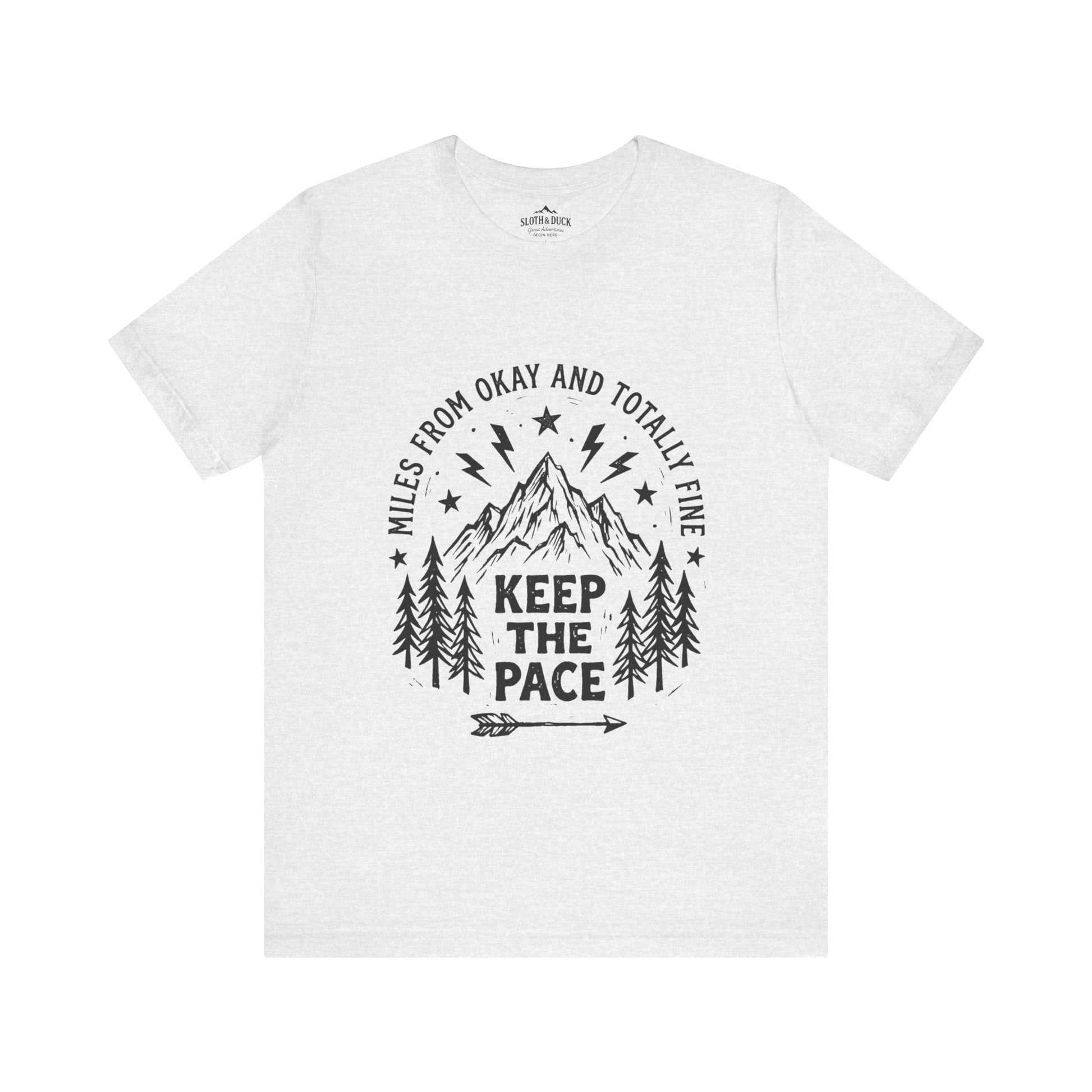 Trail Grit: Keep The Pace Mountain T-Shirt - S - Sloth & Duck