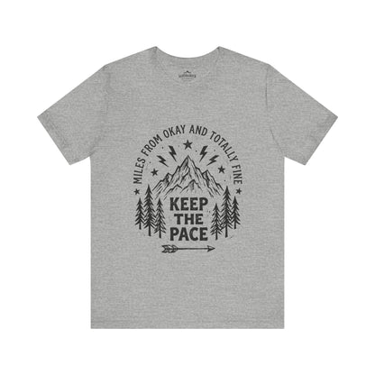 Trail Grit: Keep The Pace Mountain T-Shirt - S - Sloth & Duck
