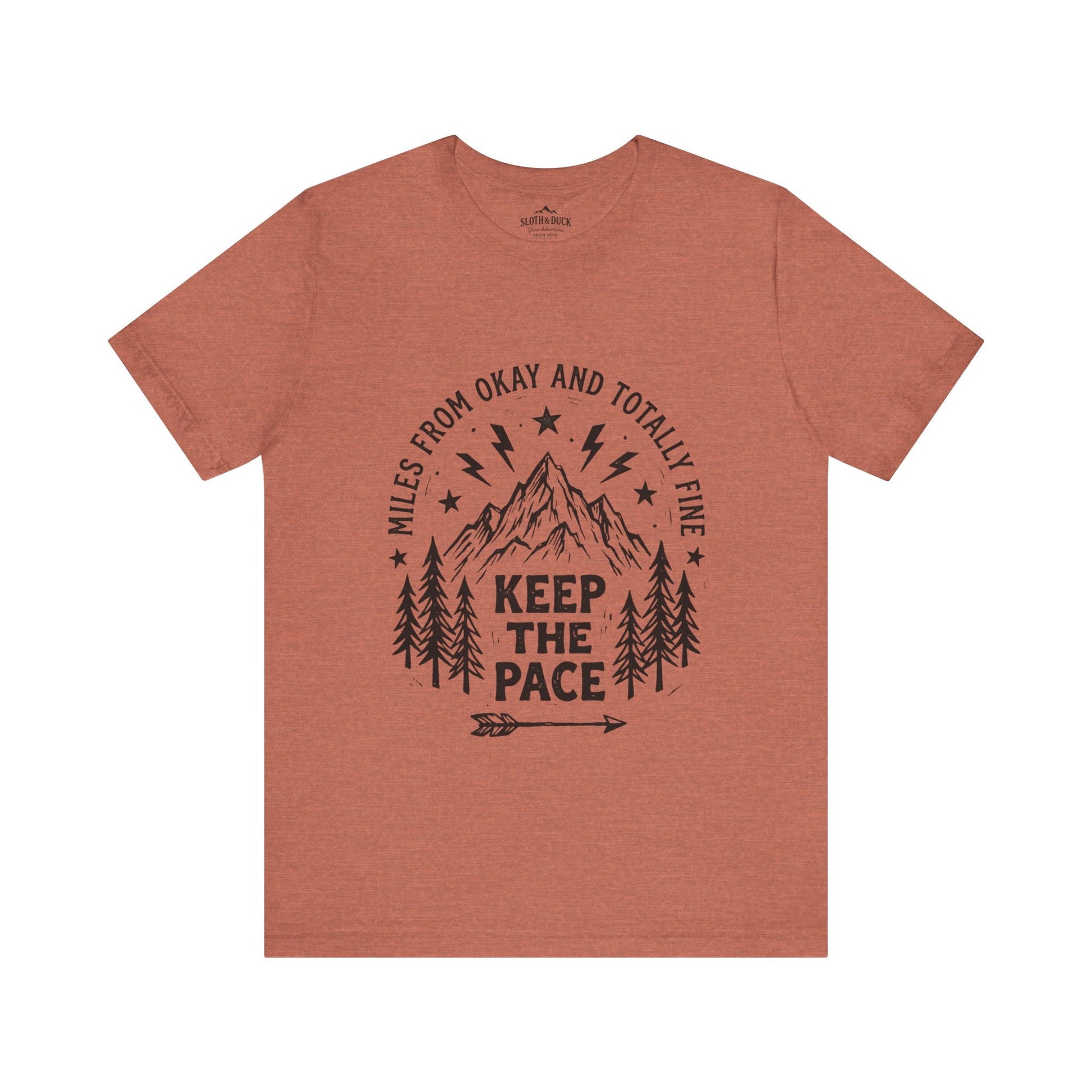 Trail Grit: Keep The Pace Mountain T-Shirt - S - Sloth & Duck