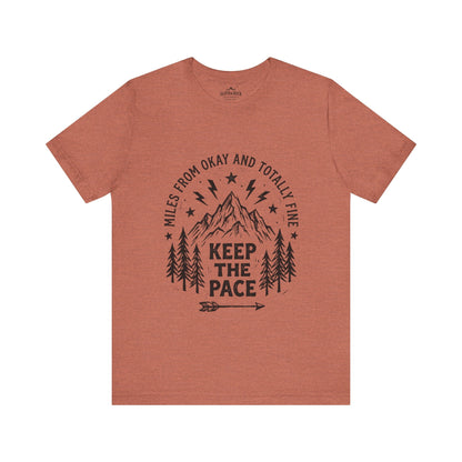 Trail Grit: Keep The Pace Mountain T-Shirt - S - Sloth & Duck
