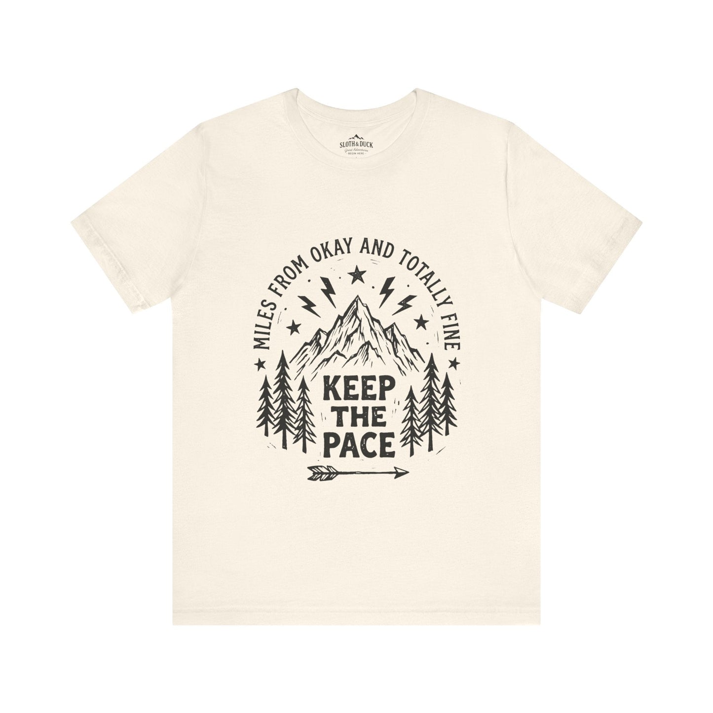 Trail Grit: Keep The Pace Mountain T-Shirt - S - Sloth & Duck