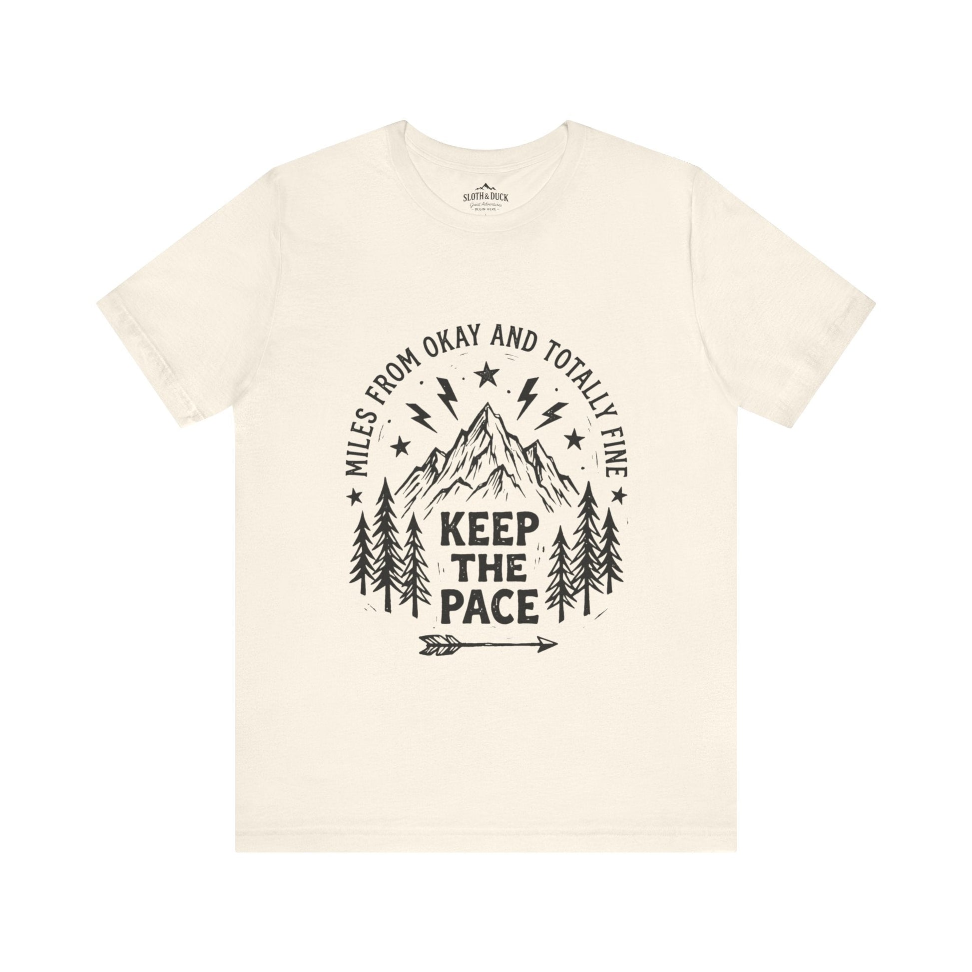 Trail Grit: Keep The Pace Mountain T-Shirt - S - Sloth & Duck