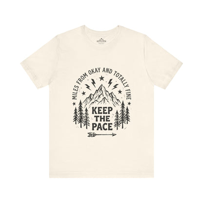 Trail Grit: Keep The Pace Mountain T-Shirt - S - Sloth & Duck