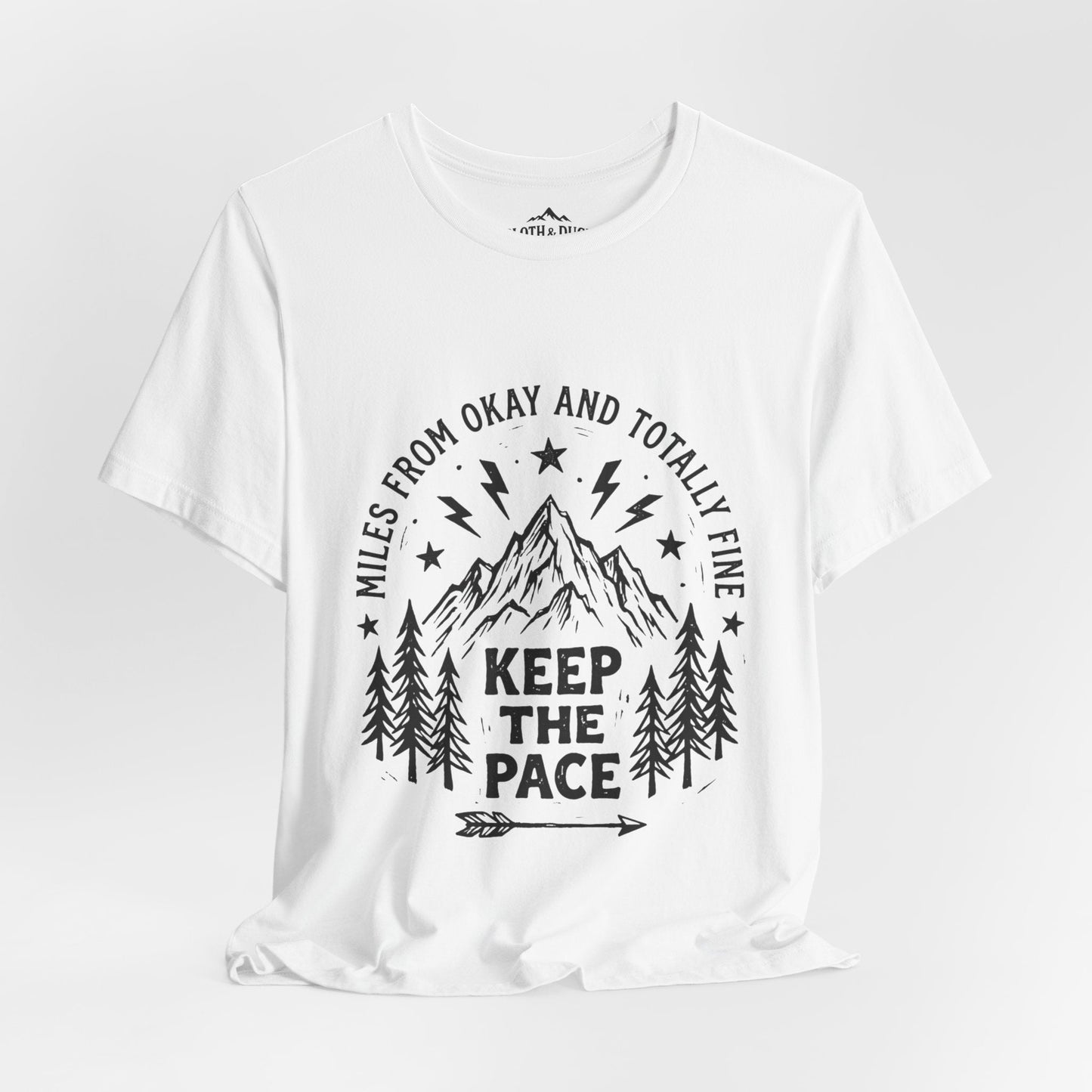 Trail Grit: Keep The Pace Mountain T-Shirt - S - Sloth & Duck
