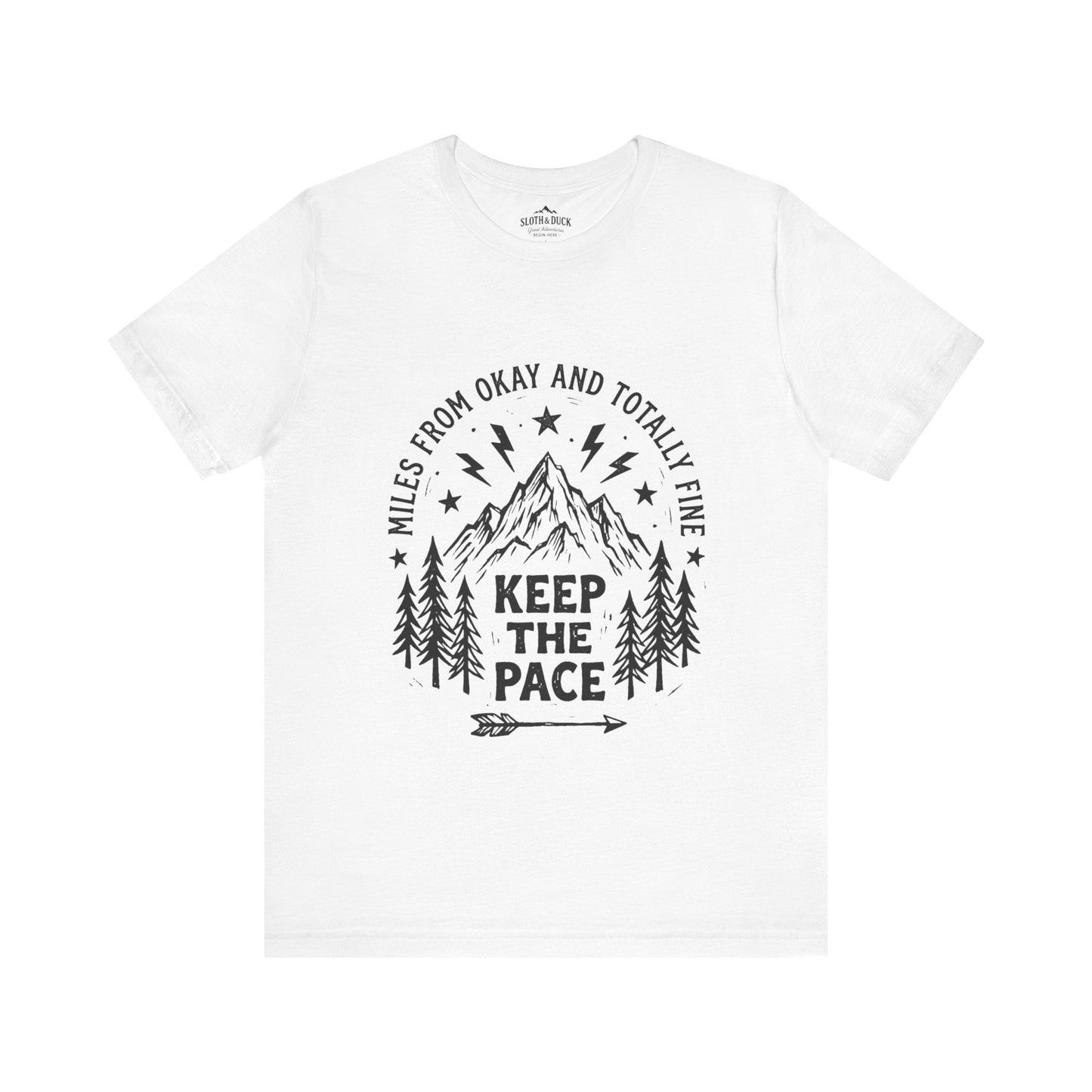 Trail Grit: Keep The Pace Mountain T-Shirt - S - Sloth & Duck