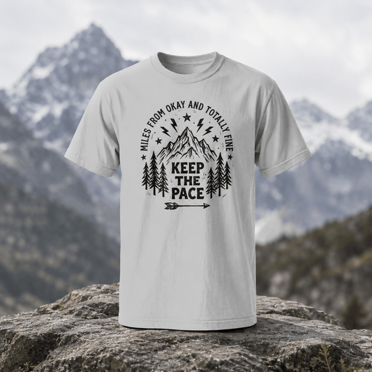 Trail Grit: Keep The Pace Mountain T-Shirt - S - Sloth & Duck