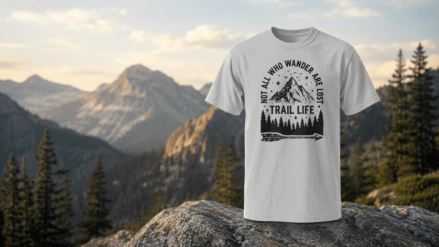 Trail Life Mountain Wanderer T-Shirt - S - Sloth & Duck