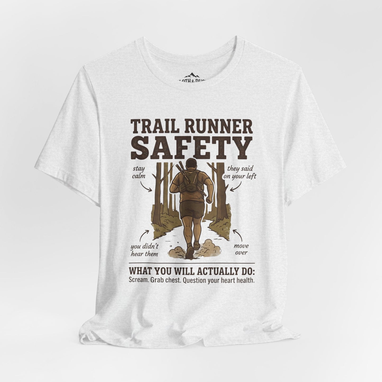 Trail Runner Safety T-Shirt - S - Sloth & Duck