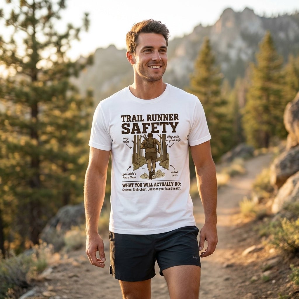 Trail Runner Safety T-Shirt - S - Sloth & Duck