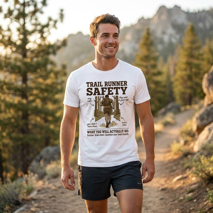 Trail Runner Safety T-Shirt - S - Sloth & Duck