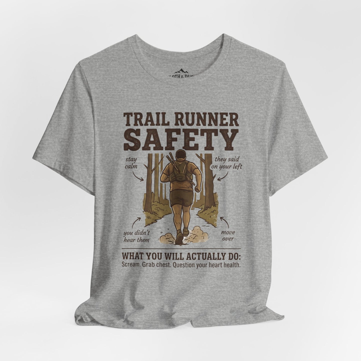 Trail Runner Safety T-Shirt - S - Sloth & Duck