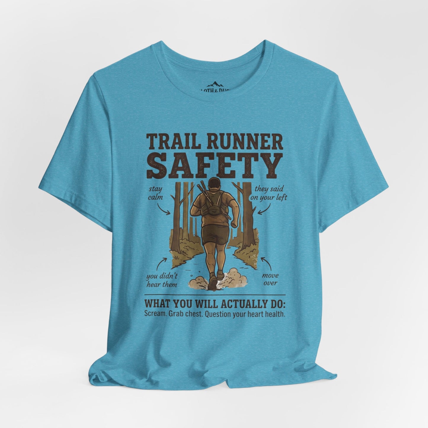 Trail Runner Safety T-Shirt - S - Sloth & Duck