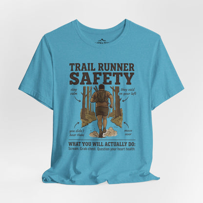 Trail Runner Safety T-Shirt - S - Sloth & Duck