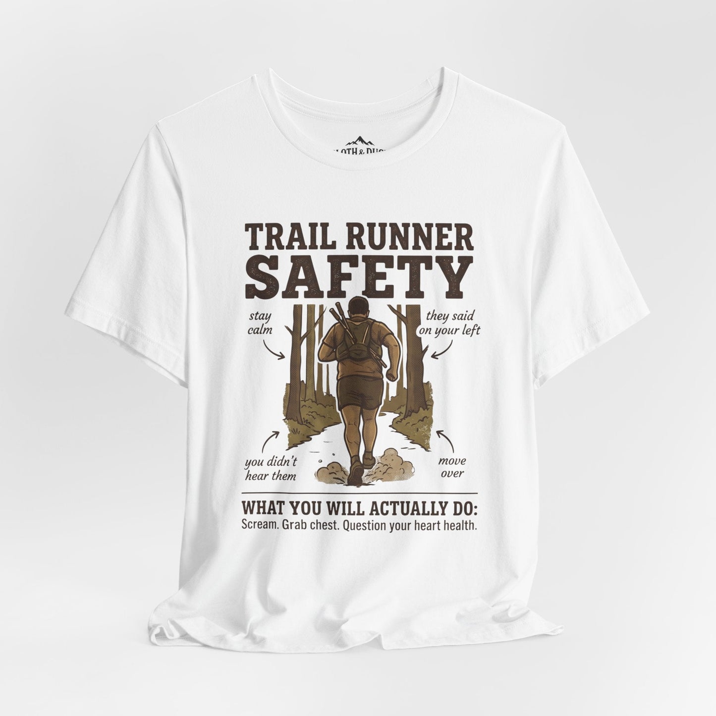 Trail Runner Safety T-Shirt - S - Sloth & Duck