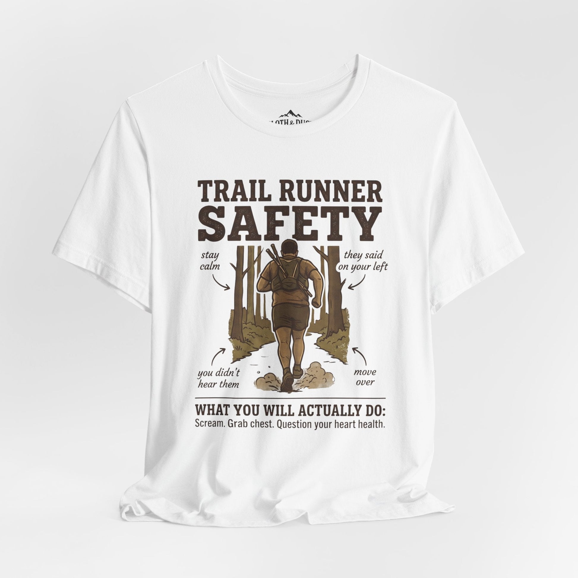 Trail Runner Safety T-Shirt - S - Sloth & Duck