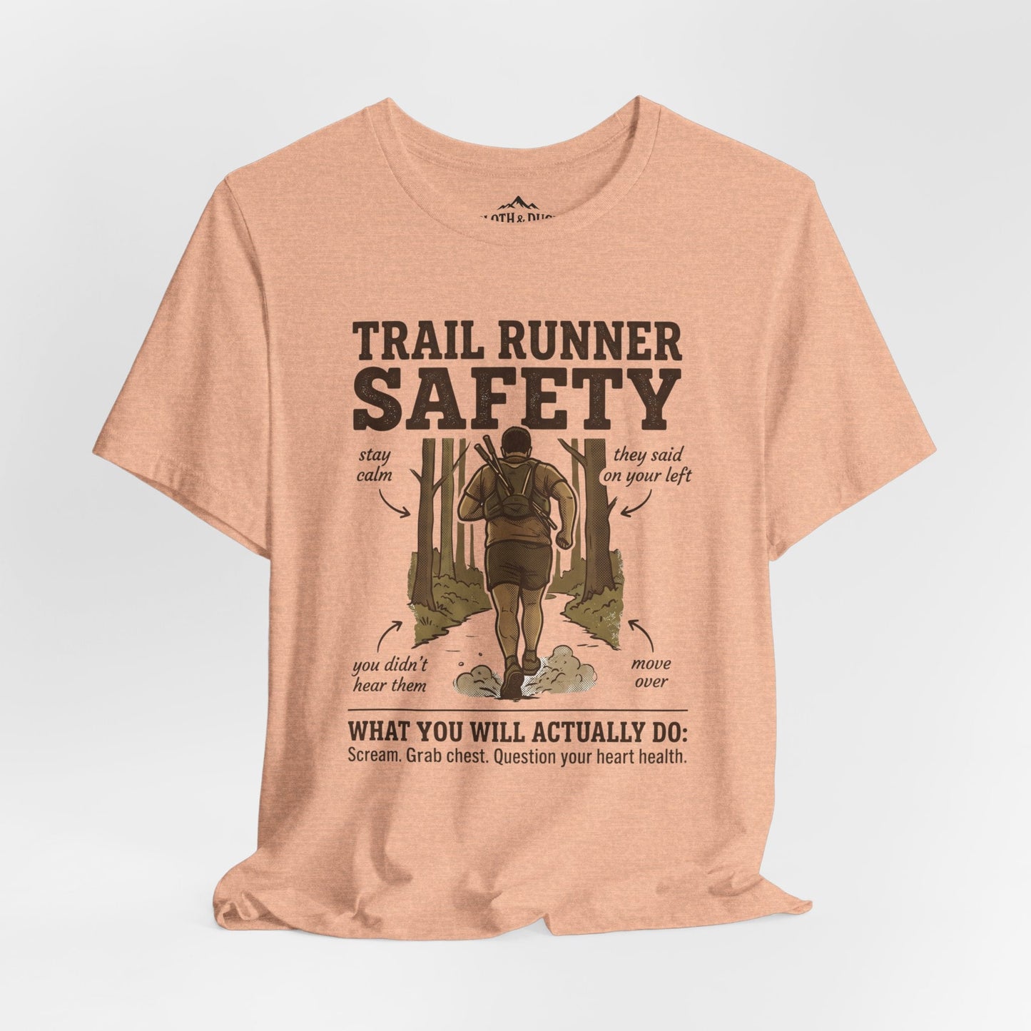 Trail Runner Safety T-Shirt - S - Sloth & Duck