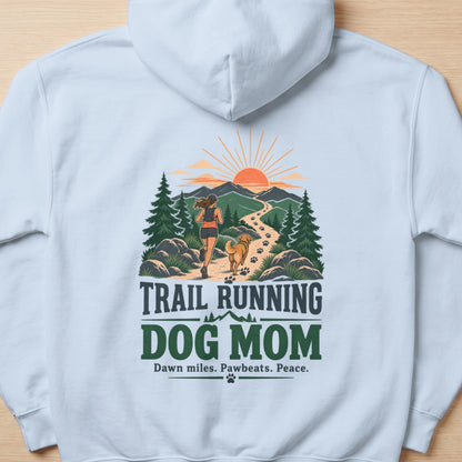 Trail Running Dog Mom Sweatshirt -S - Sloth & Duck