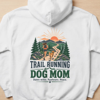 Trail Running Dog Mom Sweatshirt -XS - Sloth & Duck