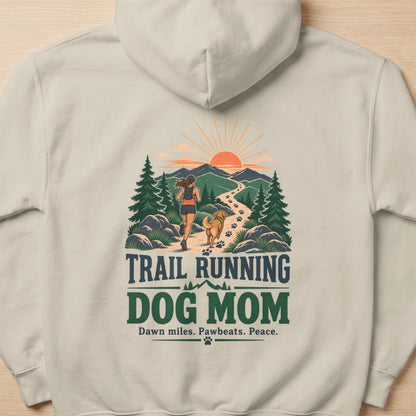 Trail Running Dog Mom Sweatshirt -XS - Sloth & Duck