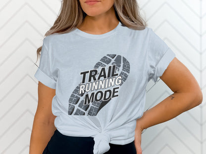 "Trail Running Mode Shoe Print" T-Shirt - T-Shirt - S - Sloth & Duck